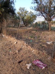 Vista de zona arqueológica entre San Francisco Mazapa y San Martín de las Pirámidez